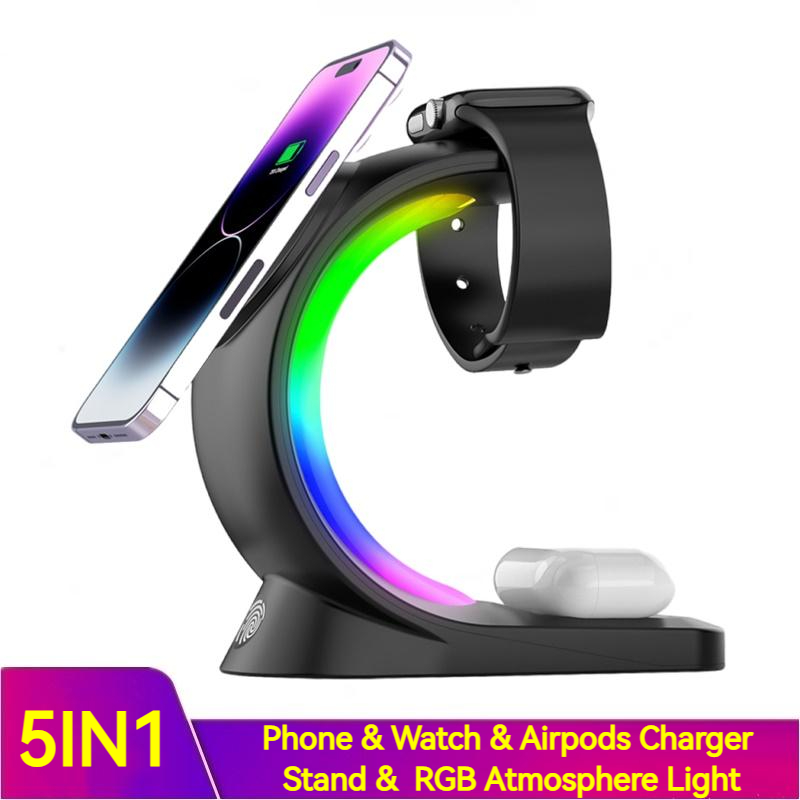 4 In 1 Magnetic Wireless Charger Fast